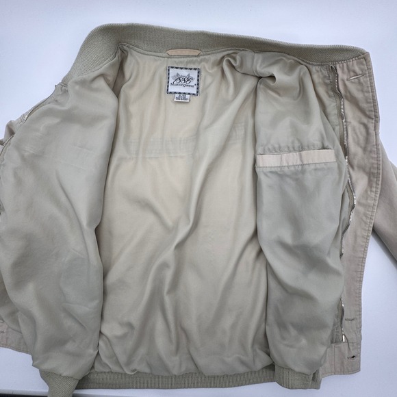 Vintage‎ Y2K Classic Harrington Munsingwear Mens Jacket Full Zip Button Up XL - Picture 12 of 15